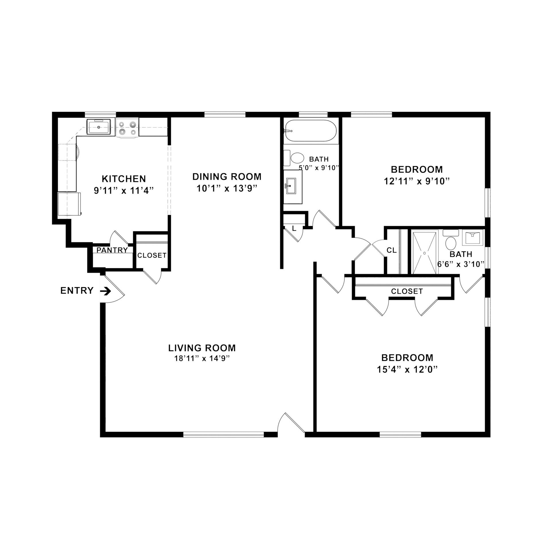 Beautiful Apartments Fallstaff Manor Baltimore City